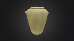 Replica alabaster pot