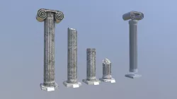 Roman columns / Pillars | Modular assets