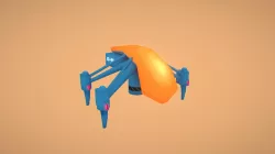 SciFi Drone - Low Poly 03