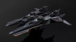 Scifi Frigate Sunfire