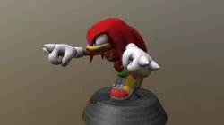 Sonic Generations - Knuckles the Echidna Statue