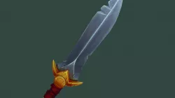 Stylised Fantasy Sword (Hand-painted)