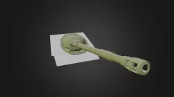 Tank main gun and gun mantlet