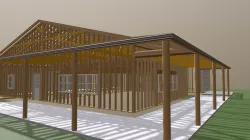 Alderson Garage Frame w Porch Ext