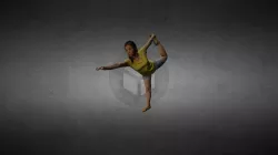 Angeline Wiriyanto doing Yoga Pose