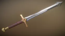 Arcane Sword - Gold - One Handed Sword
