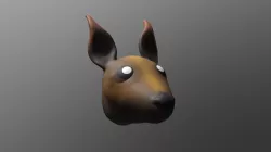 Bat Creature Head