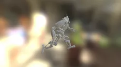 Battle Robot Posed
