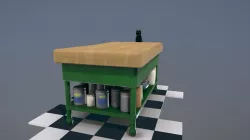 Cat at the table