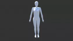 Human girl (Without Cloth and Hair)