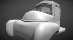 KNB137 Project Two - High Poly Cab Mesh