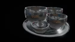 Metal Bowl Deco