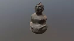 Mississippian Figural Vessel (VCU_3D_3405)