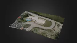 MODELO CREADO USANDO UNA COMETA, GPS Y CAMARA