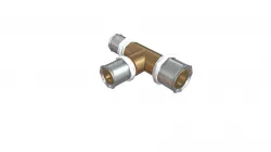 PolySure - Brass - Branch And End Reduced Tee