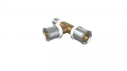 PolySure - Brass - End Reduced Tee