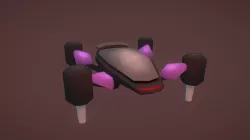 SciFi Drone 02 - Low Poly