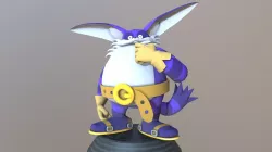 Sonic Generations - Big the Cat Statue