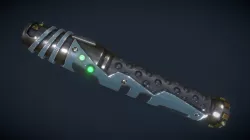 The Galacto Lightsaber (Game/render lowpoly)