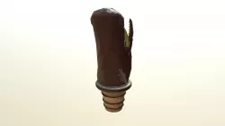 Tusked Whale Bottle Stopper prop