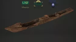 VR Tour of a Dugout Canoe from Florida