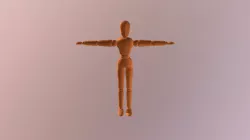 Wooden puppet