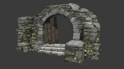 Abandoned Stone Archway