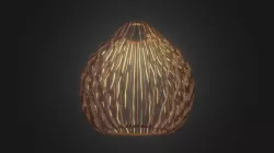 Abstract Wooden Lamp