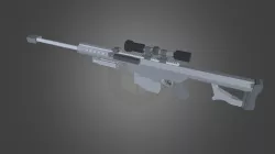 Barrett M82A1 (w/ scope) - Low Details