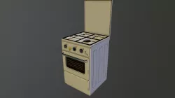 Freebie - Game Art: Eastern Gas Stove