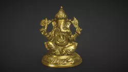 Golden Ganesh Statue