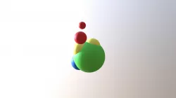 Helium atom