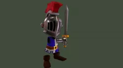 Knight Low Poly
