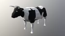Low Poly Cow