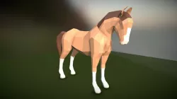Low Poly Horse