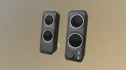 Low-poly speakers