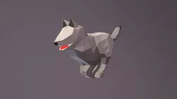 Low-Poly Wolf