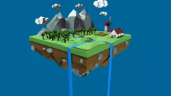 Lowpoly Floating Island