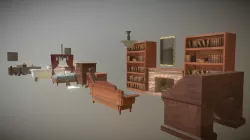 Lowpoly Interior Props | VR Ready