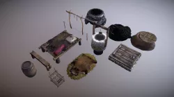 Medieval household props