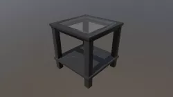 Modern Glass Side Table