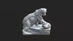 Polar Bear Sculpture