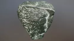 Rock head sculpture