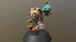 Sonic Generations - Cream the Rabbit Statue