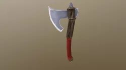Texture Painting an Ax - CG Cookie exercise