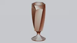 VASE WITH FOOT