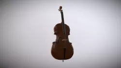 Violin Music Instrument 3D Model