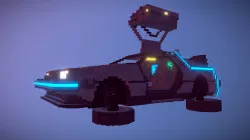 Voxel Delorean time machine BTTF part II