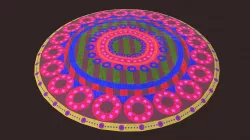 big round carpet