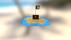 Cofre pirata+ peana